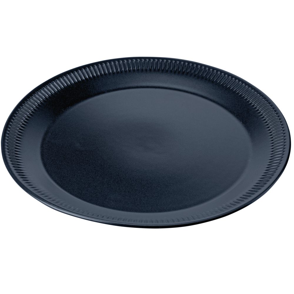 Knabstrup mattallrik blå, 27 cm