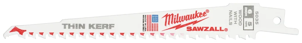 Milwaukee 48475036 Tigersågblad 5T, 5-pack 230 mm
