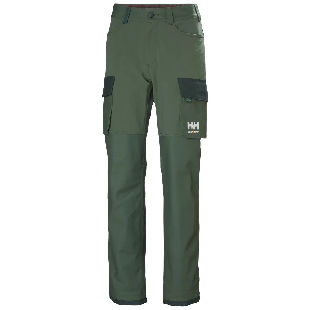 Helly Hansen Workwear Luna 4X 77588_474 Arbetsbyxa connect, dam Grön