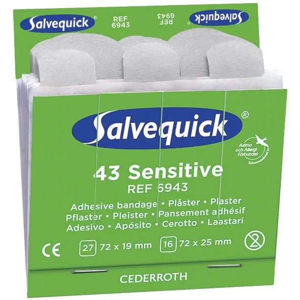 Salvequick 6943 Plåster 6x43st