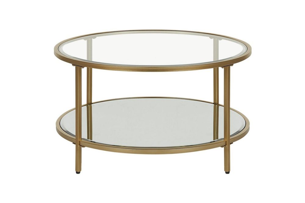 Soffbord Birney Guld/transparent