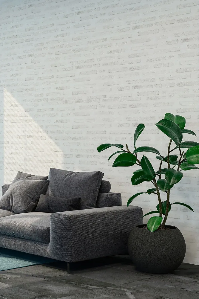 Living Walls Best of Wood´n Stone III T4222 Tapet Vit/beige