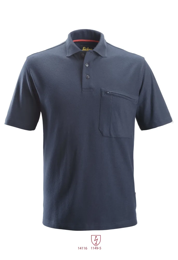 Snickers Workwear 2760 ProtecWork Pikétröja marinblå L