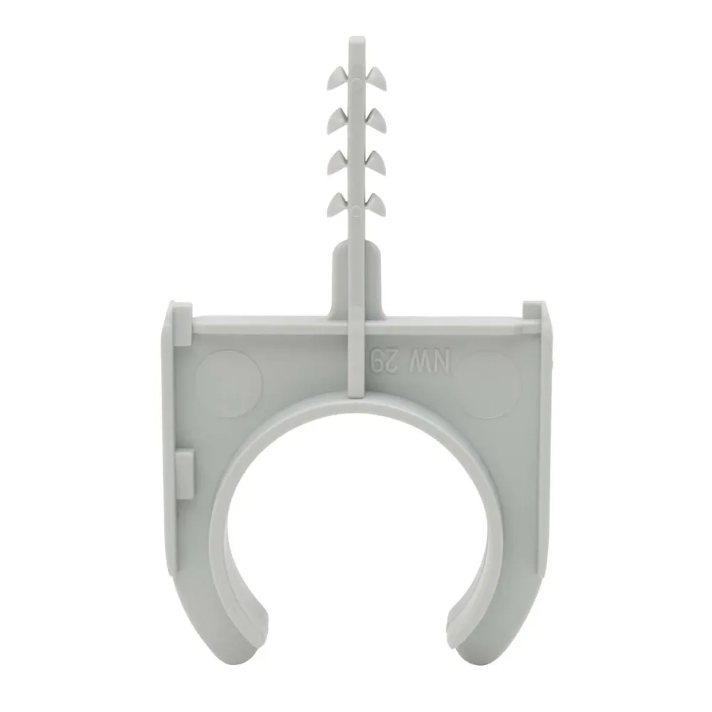 Castor AKS 50 Rörfäste grå, 50-pack 50 mm