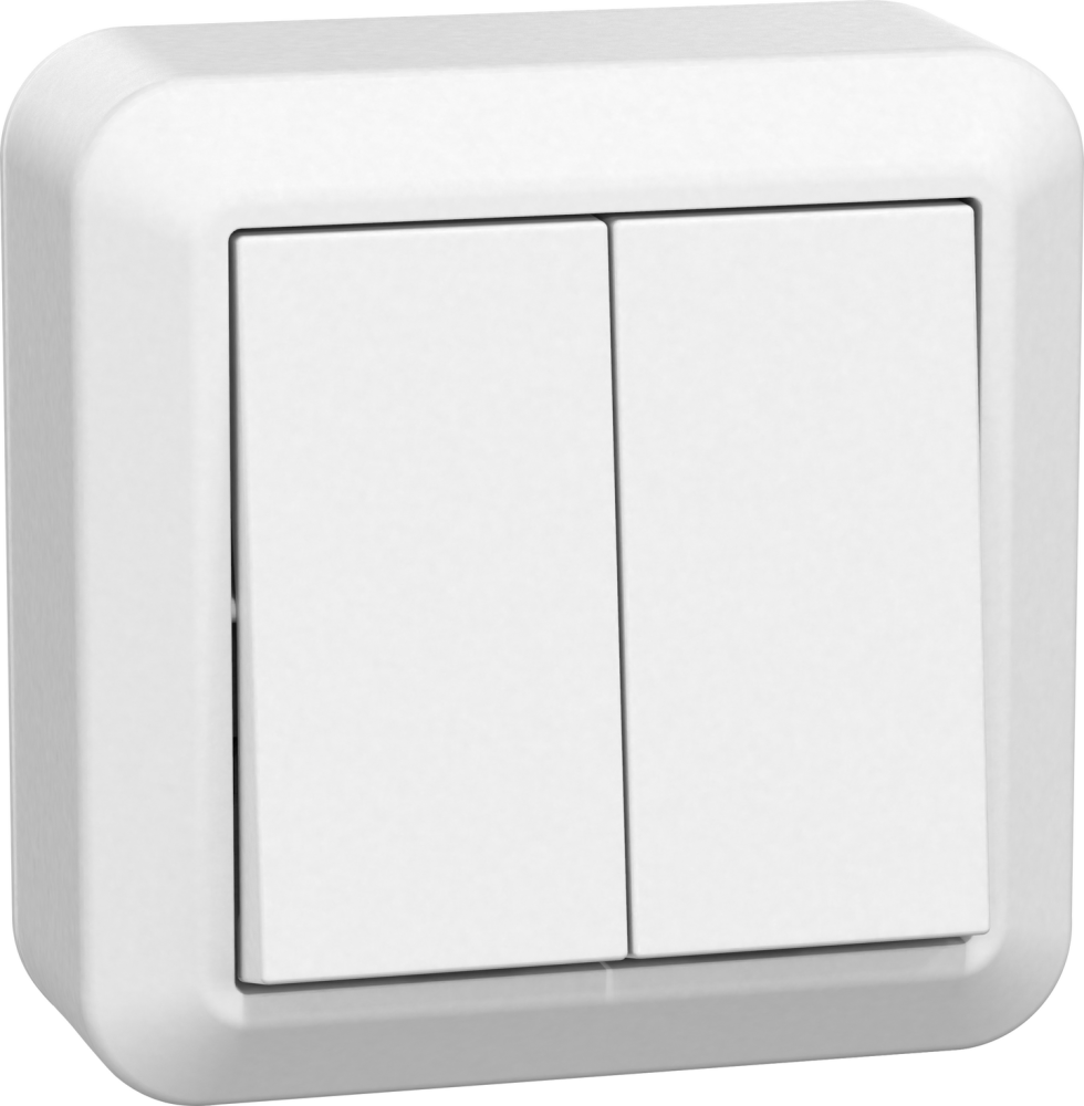STRÖMBRYTARE GELIA KRON UTP VIT 16A, CONNECT 2 HOME