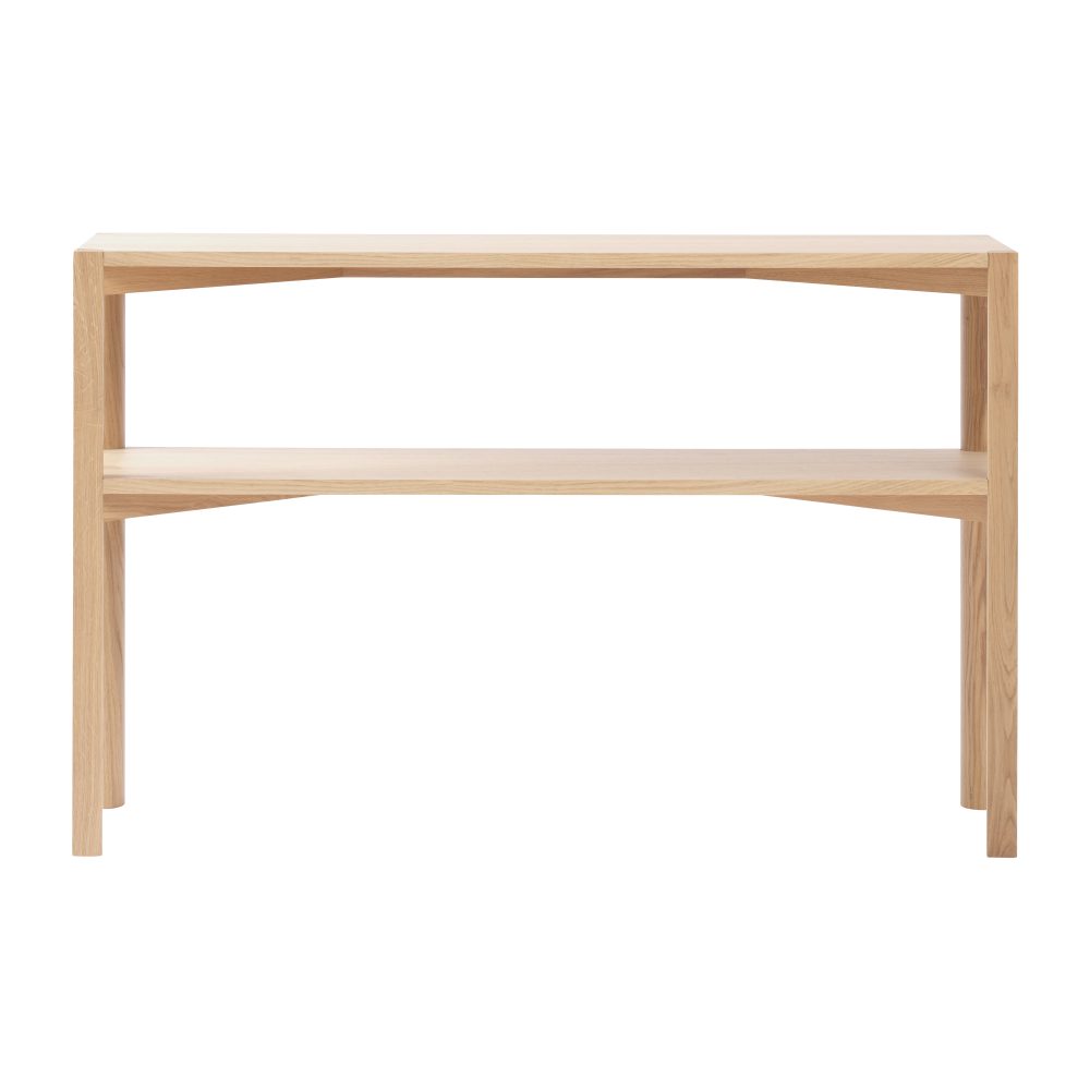 Anton konsolbord 35x125 cm, Vitpigmenterad ek