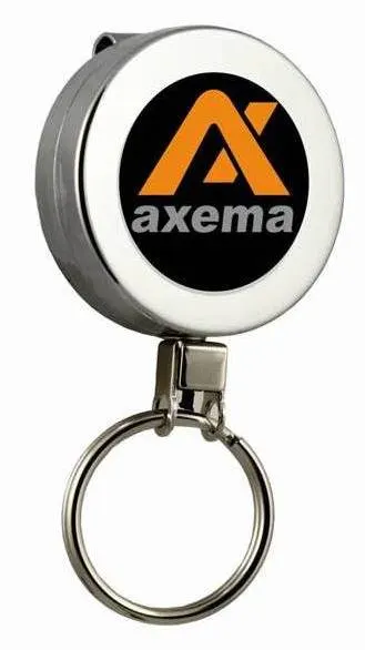 Axema 1-9026-3 Hållare extra stark och större nyckelring