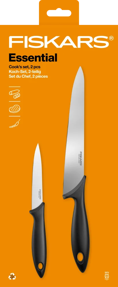 Fiskars Essential 1065582 Knivset 2 delar