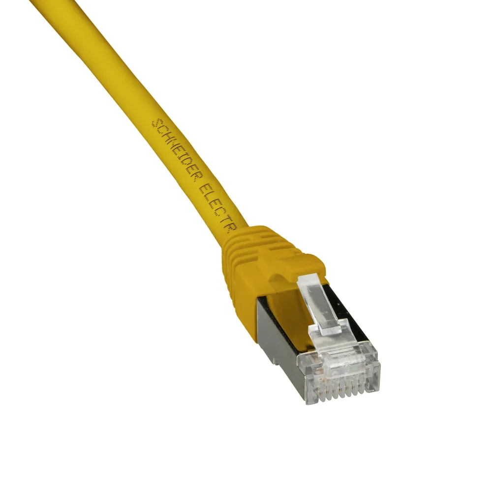 Schneider Electric ACTPC6ASFLS50YL Patchkabel S/FTP, 2 x RJ45, gul 5 m