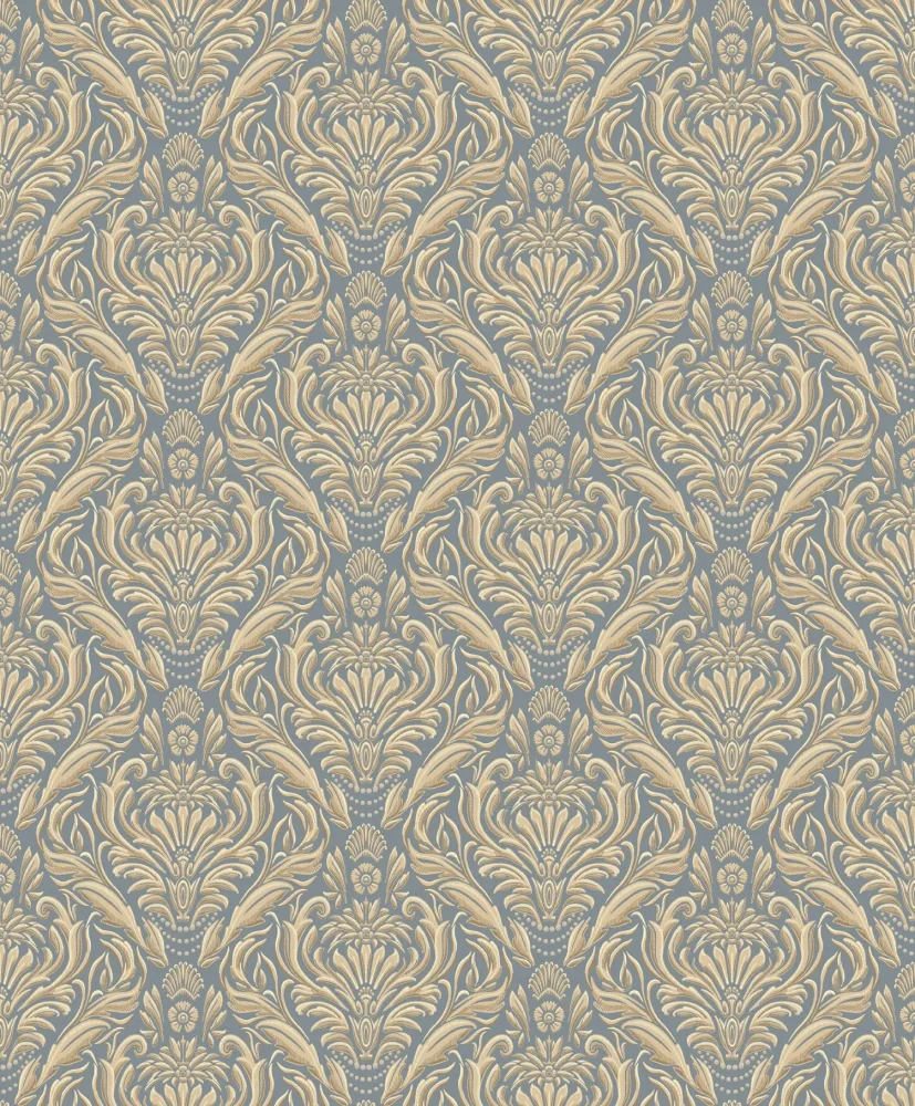 Fiona Walldesign Fairy Tale 650102 Tapet Royal Medallion Blå