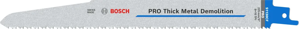 Bosch PRO Thick Metal Demolition S1130CF Tigersågblad 1,6x22x225 mm, 100-pack
