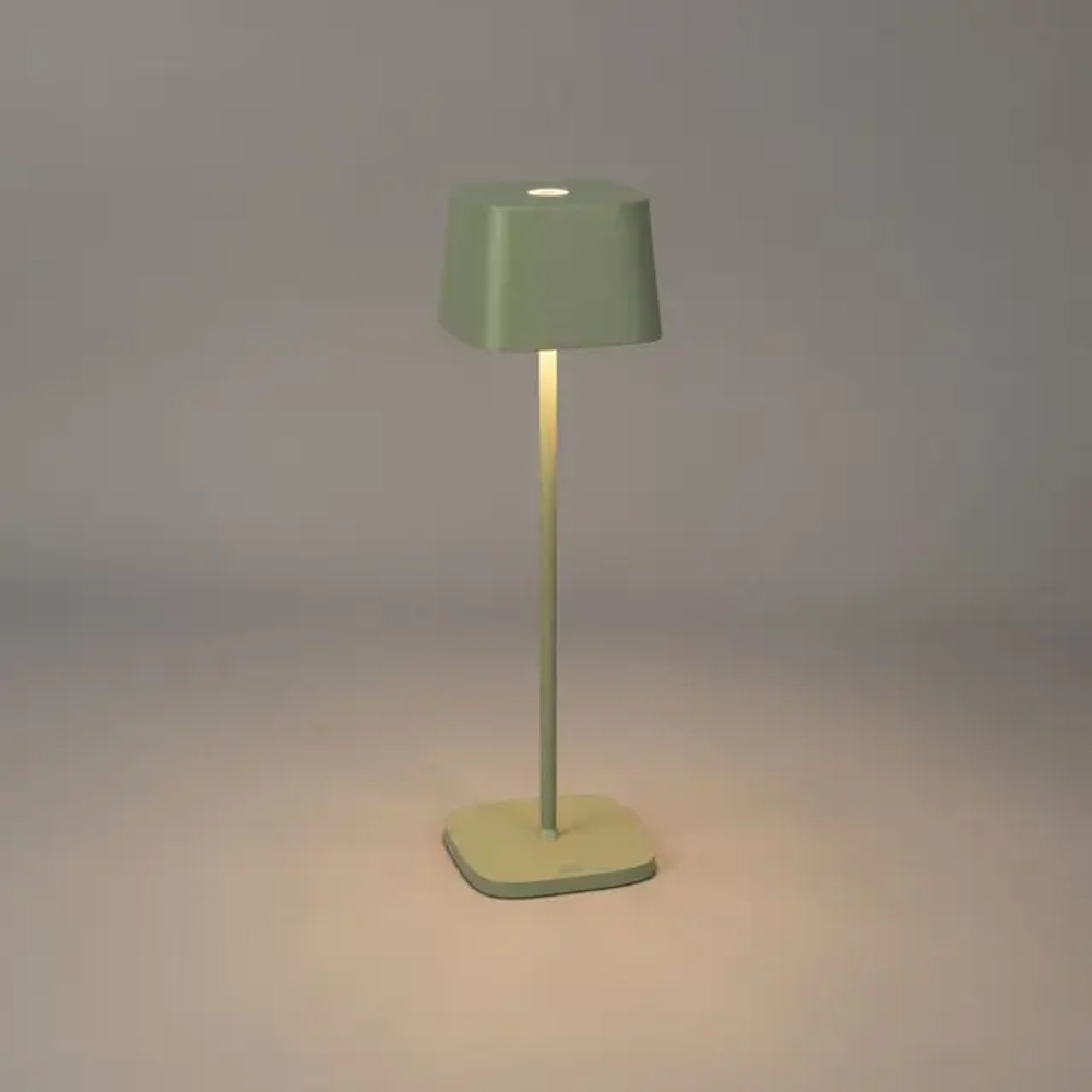 Capri Bordslampa USB 3,7V IP54 Grön/Grå Konstsmide