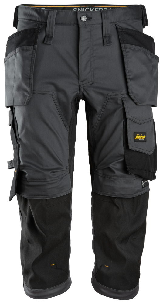 PIRATBYXA SNICKERS WORKWEAR 6142 STÅLGRÅ/SV 104, STRETCH HF AW