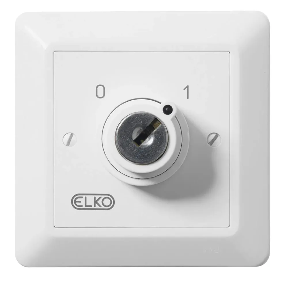 Elko EKO30115 Nyckelbrytare renvit, 2-polig