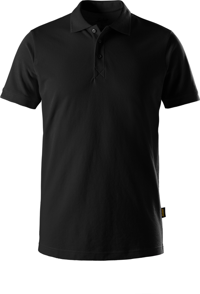 PIKETRÖJA UTAN FICKA SVART STL 6XL