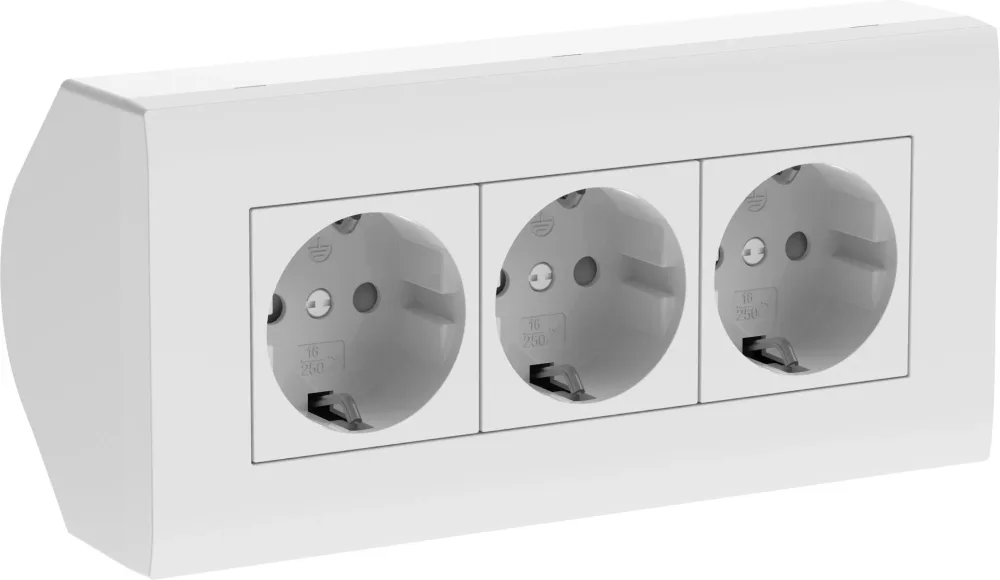 Gelia Connect 2 Home Hörnbox 3-vägs, jordat