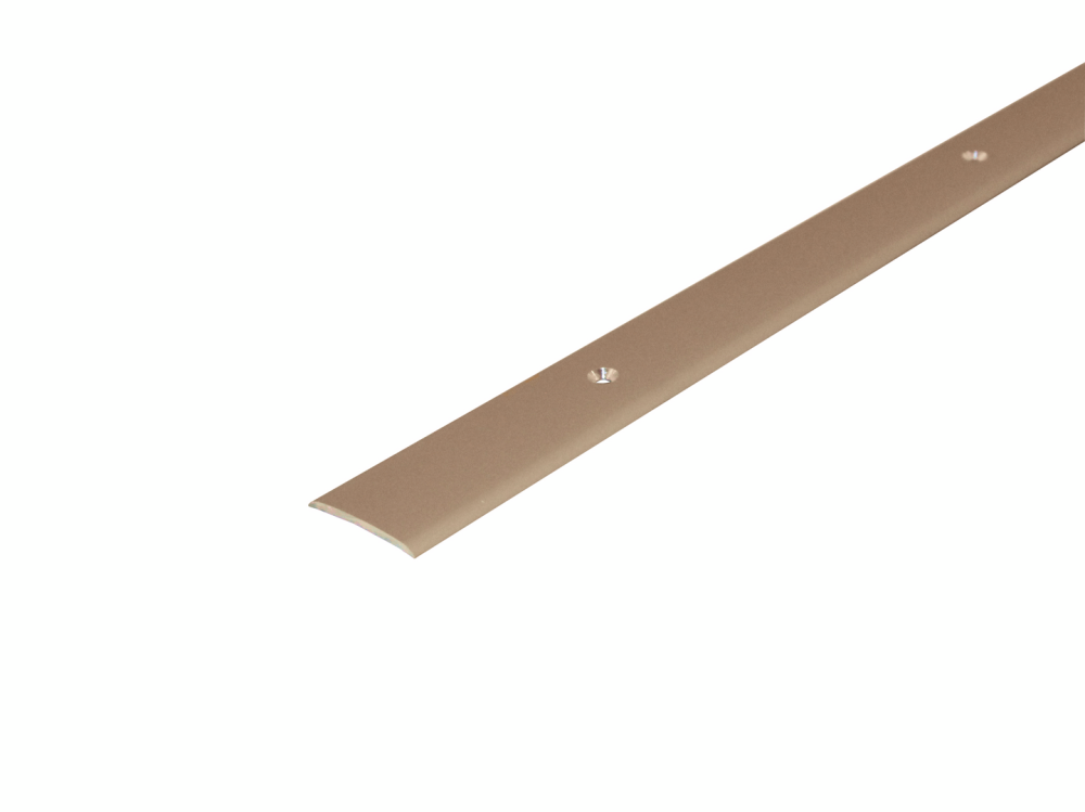 SKARVLIST D-PROFILE SLÄT BRONS, INKLUSIVE SKRUV 30MM 200CM