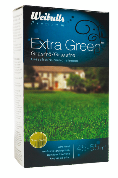 GRÄSFRÖ WEIBULLS EXTRA GREEN WEIBUL 1KG
