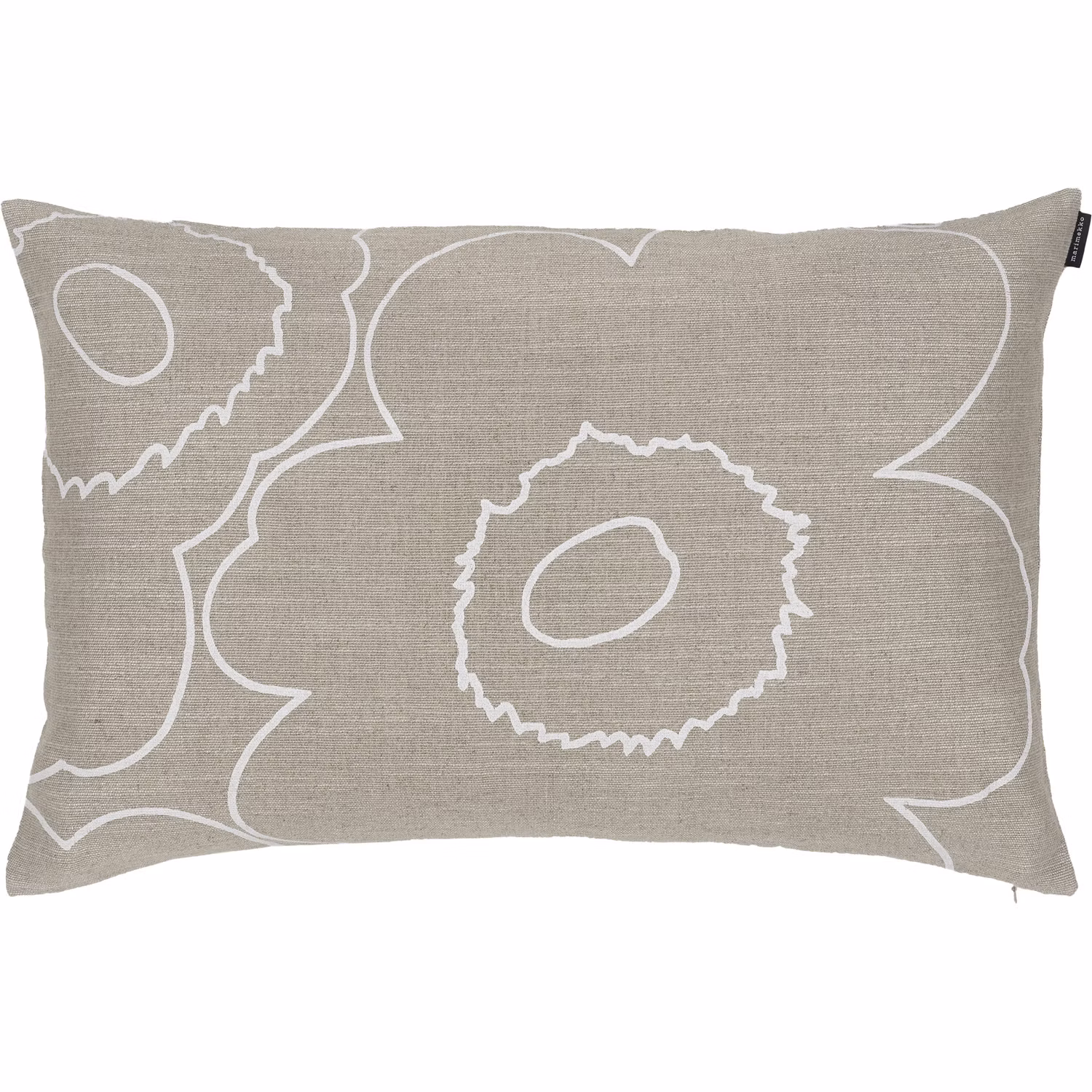 Piirto Unikko Kuddfodral, 40x60 cm Sand/Vit
