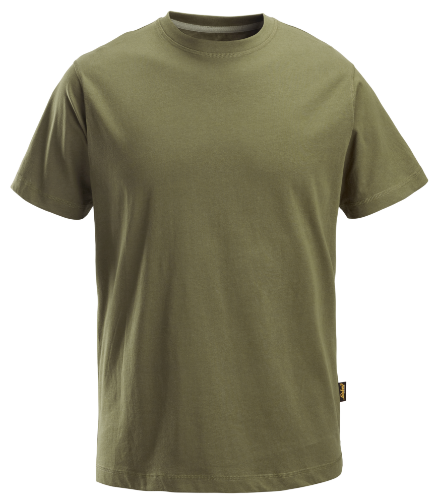 T-SHIRT SNICKERS WORKWEAR 2502 KHAKIGRÖN XL