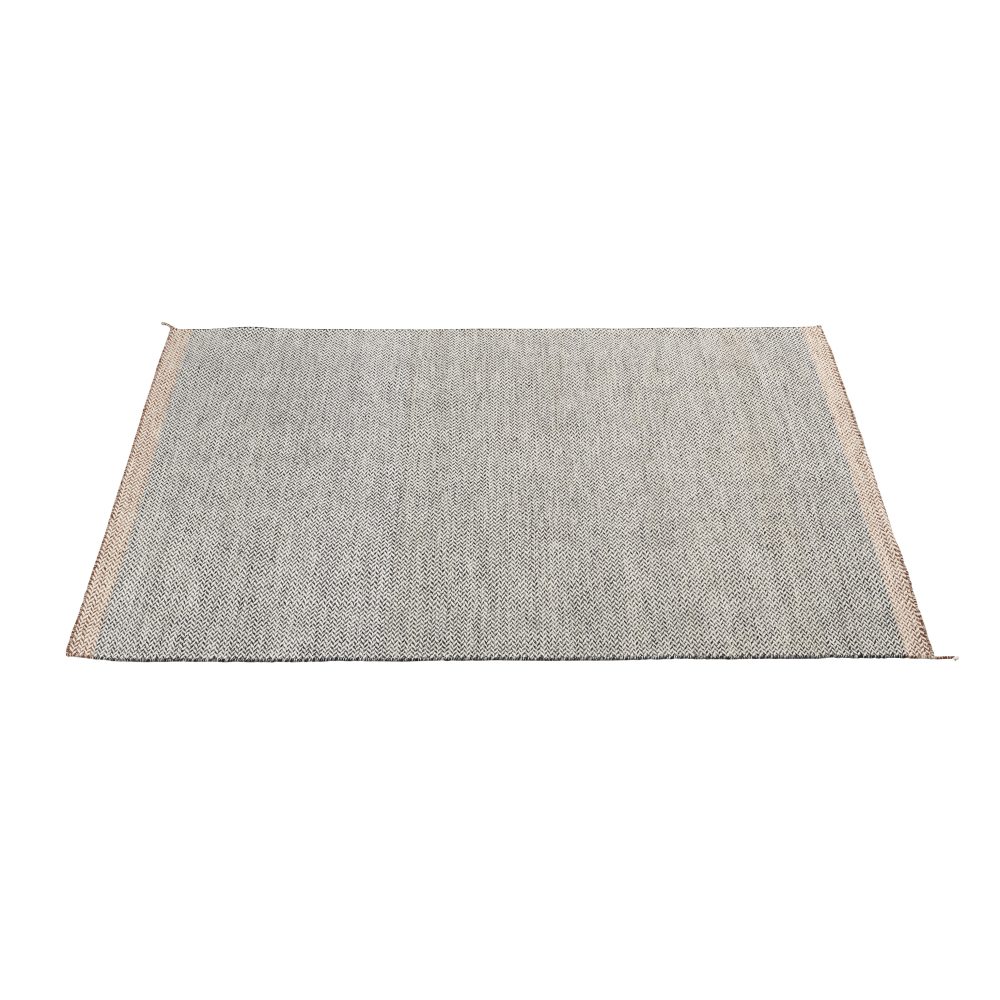 Ply ullmatta 170x240 cm, Svart-vit