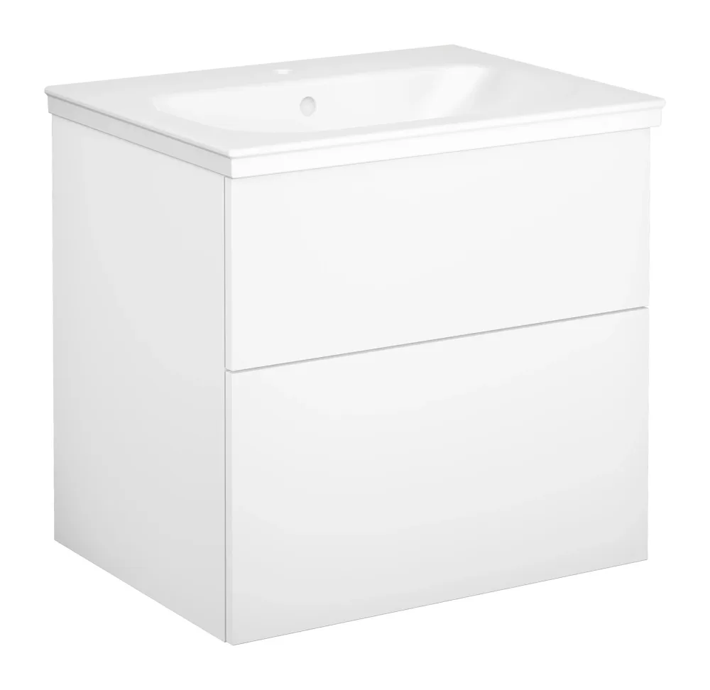 Gustavsberg Artic Kommodpaket slät, vit, 60 cm