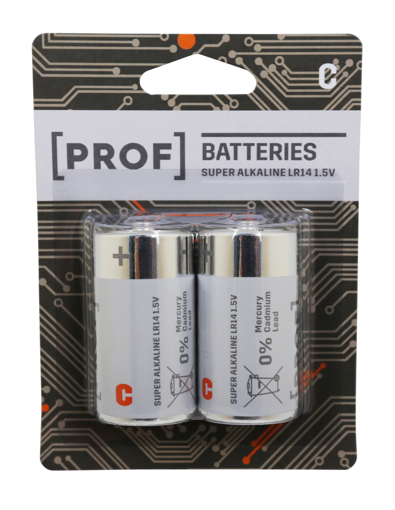 BATTERI PROF LR14 C 1,5V 2ST