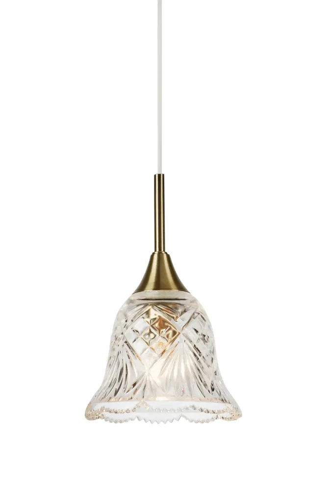 Markslöjd Luna 109011 Fönsterlampa Klar/antik mässing