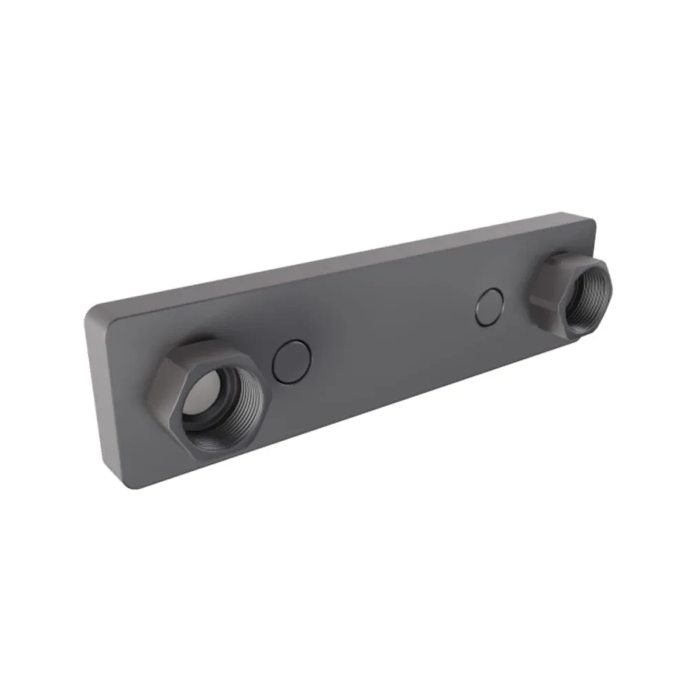 Blandarfäste 160mm, 16mm Pex, Blyertssvart | Stuvbutiken