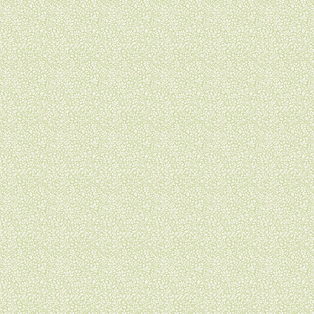 Galerie Wallcoverings Miniatyrer II G68708 Tapet Full Mini Grön/vit