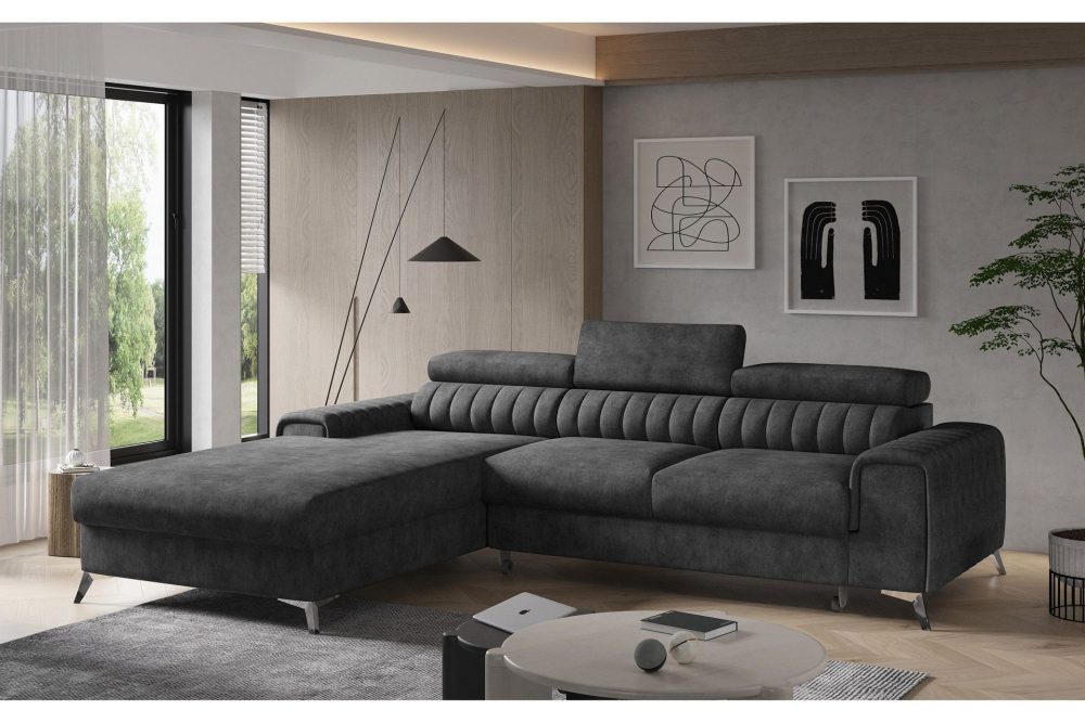 Bassfield Divanbäddsoffa Vänster