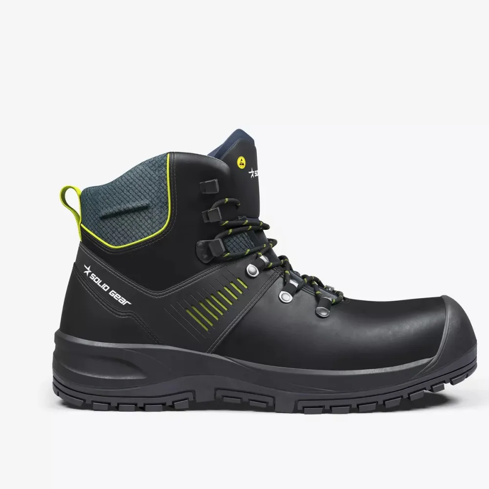Solid Gear Ion Mid Skyddskänga S3L, ESD, svart 36