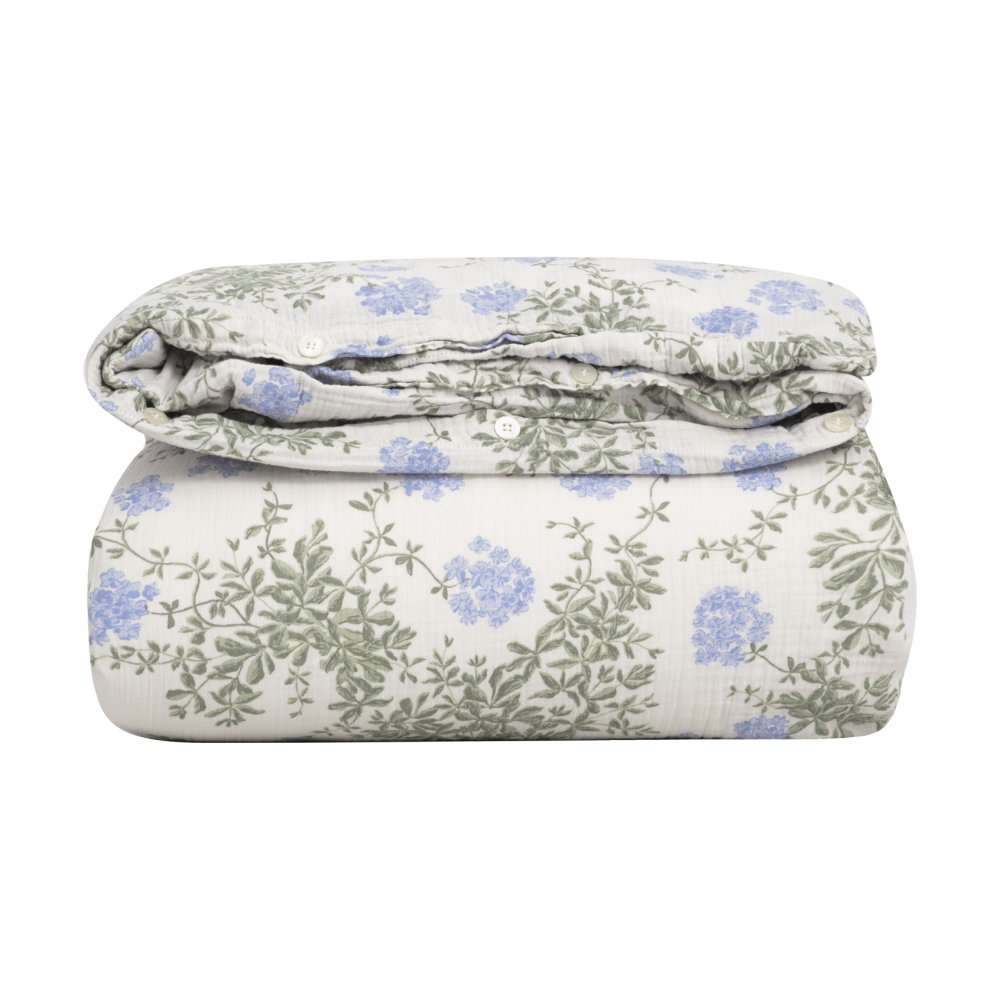 Plumbago Muslin påslakan dubbel, 240x220 cm