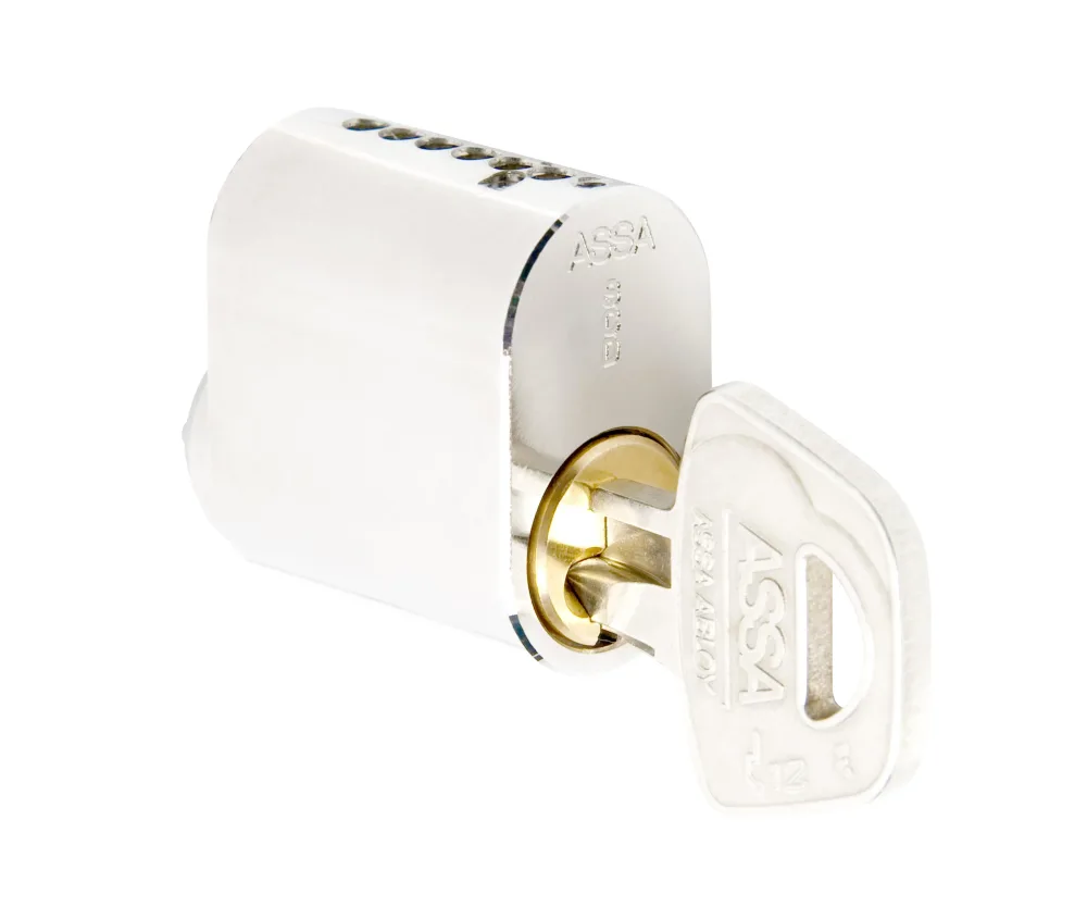 ASSA 1201 Låscylinder med nycklar, GDS/SB Brunoxiderad mässing
