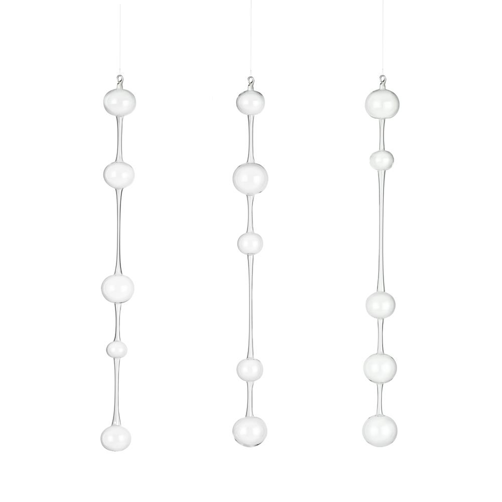Ateenan Aamu glasdekoration 3-pack, 63 cm