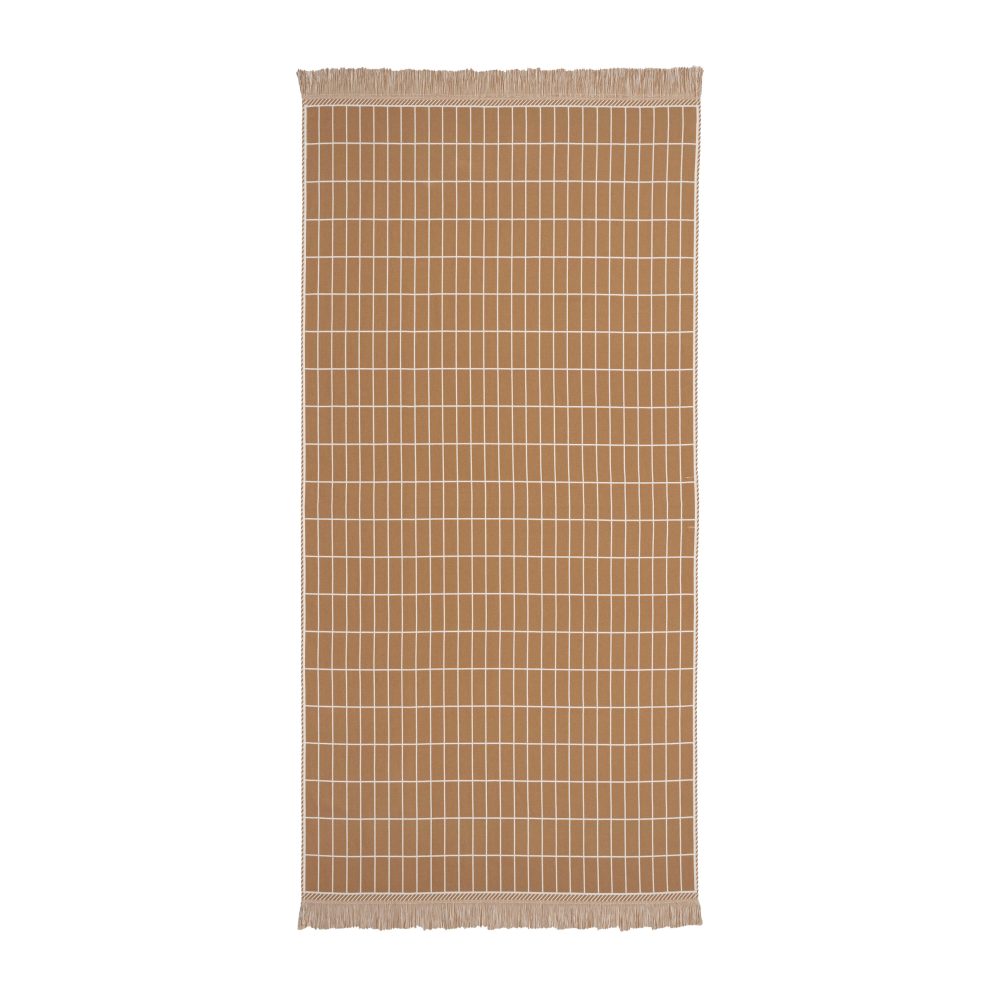 Pieni Tiiliskivi Hamam handduk 70x150 cm, Off white-brun