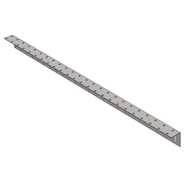 MURBLOCKSTILLBEHÖR BENDERS TAKPROFIL FÖR LECA 1200X50X70MM 10ST