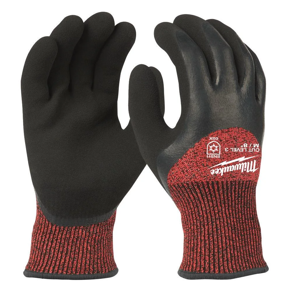 Milwaukee 3/C Vinterhandske varmfodrad, latexhandske, 12-pack, CL3/C M/8