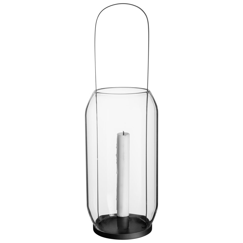 Ernst lykta för kronljus 40 cm, Svart