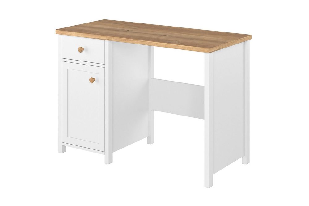 Bioley Skrivbord 110 cm med Förvaring Låda + Skåp