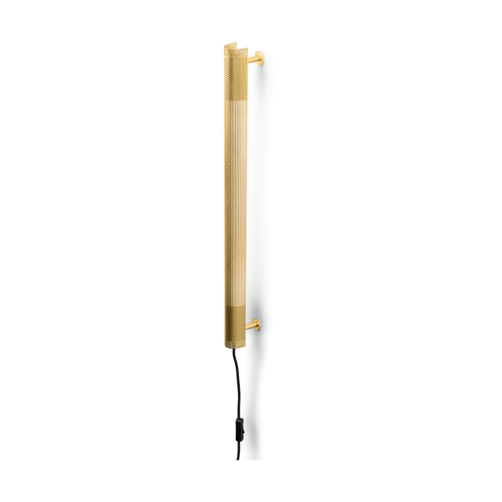 Radent vägglampa short 70 cm, Brass