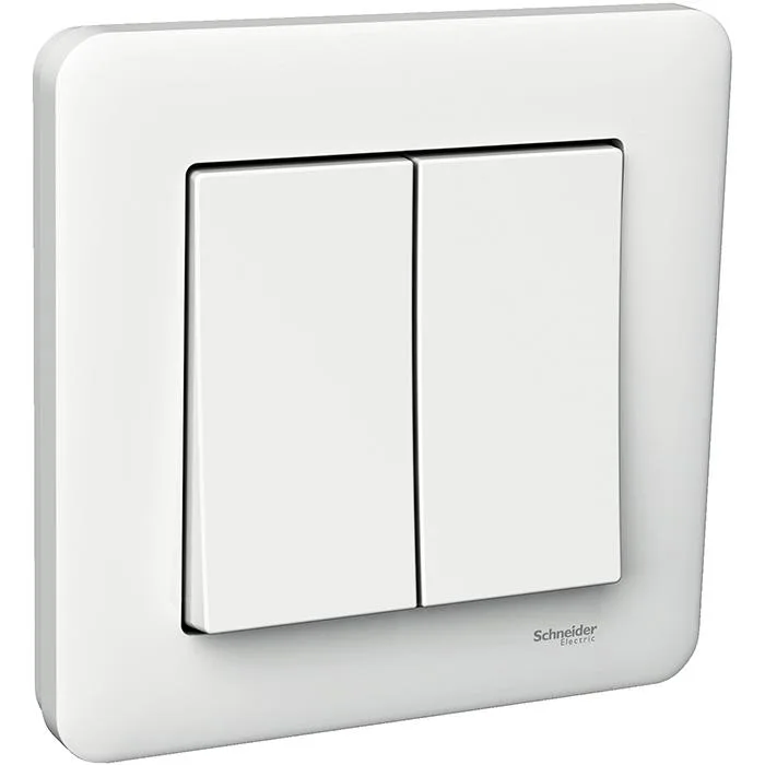 Schneider Electric Exxact Primo Strömbrytare trapp/1-pol, vit Trapp