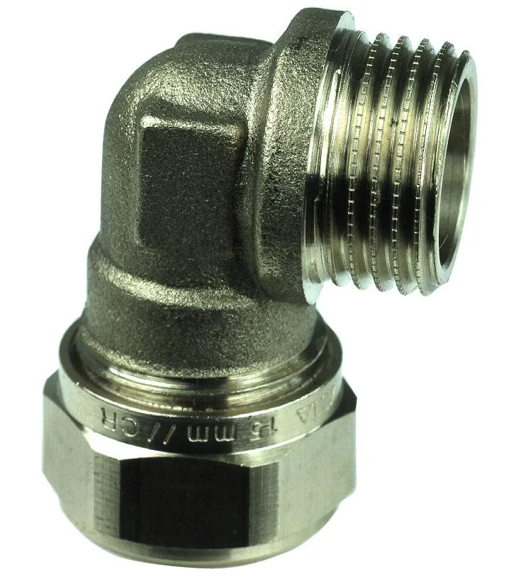 Gelia 3006141102 Klämringskoppling utv. gänga, vinkel 15xG15