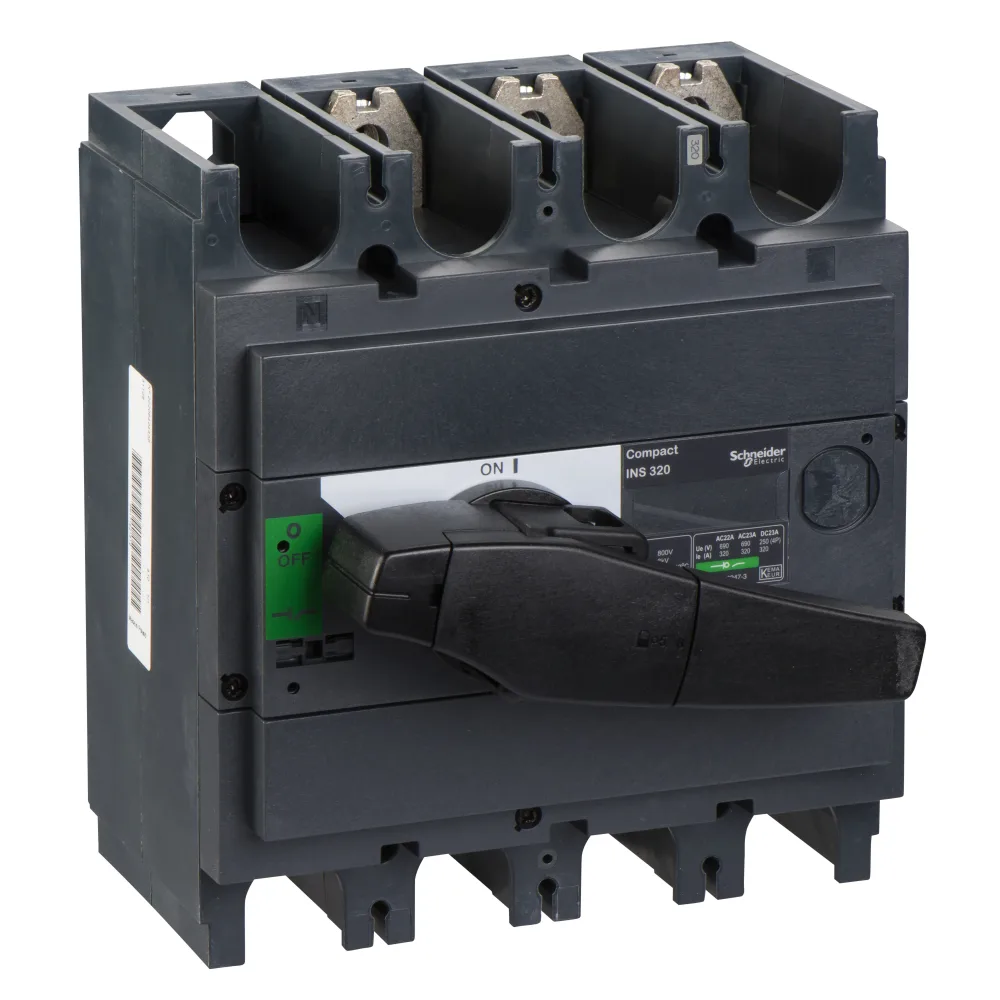 Schneider Electric ComPact INS500 Lastfrånskiljare 4-pol, 500 A