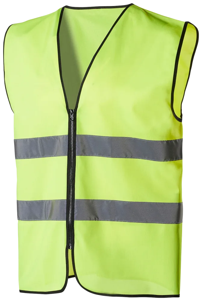 L.Brador 414P Varselväst hi-vis gul, klass 2 3XL