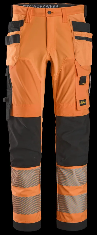 Snickers Workwear 6232 Midjebyxa gul/svart Gul/Svart