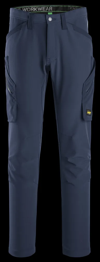 Snickers Workwear 6873-9595 FlexiWork Arbetsbyxa marinblå 154