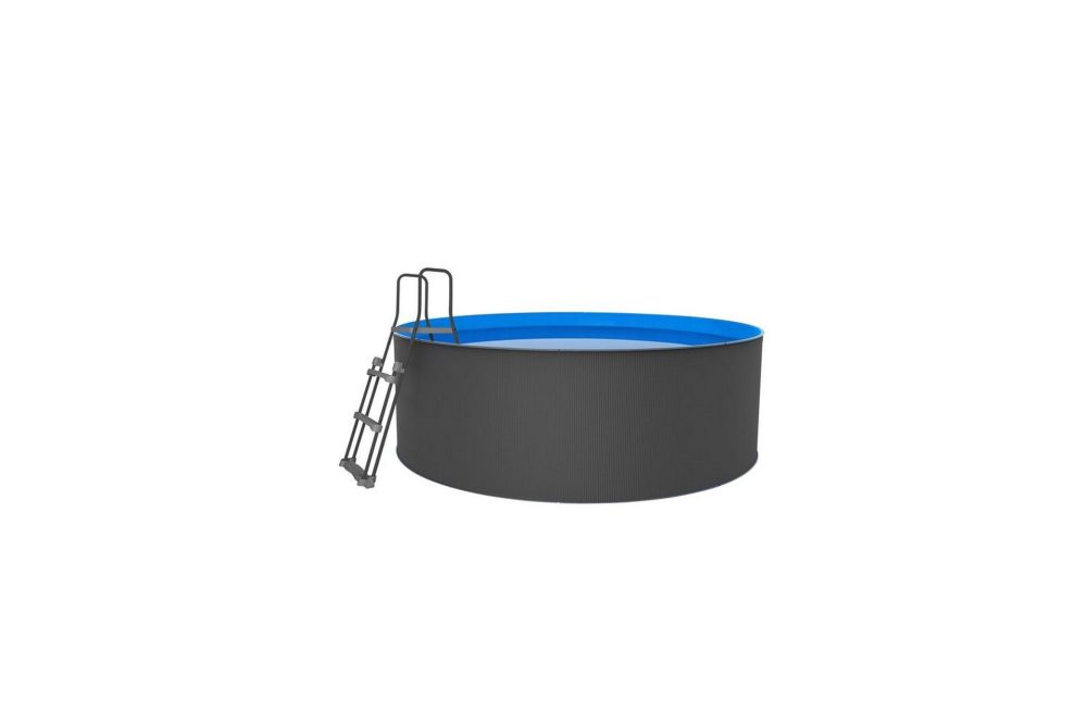Pool Stål Swim & Fun Santorini runt Ø350 x 90 cm