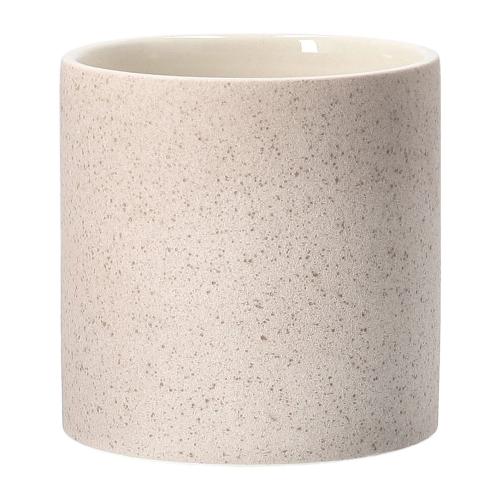 Speckled kruka Ø12 cm, Beige