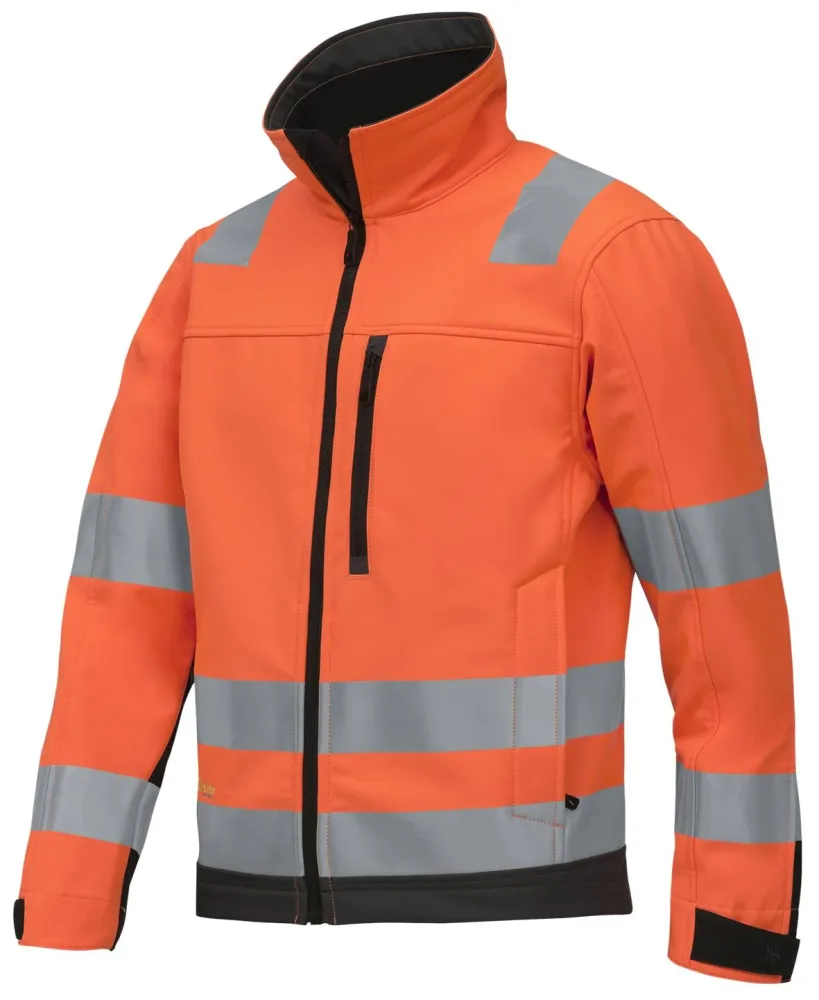 Snickers Workwear 1230 AllroundWork Softshelljacka varsel gul/marin Varsel, Gul/Marin